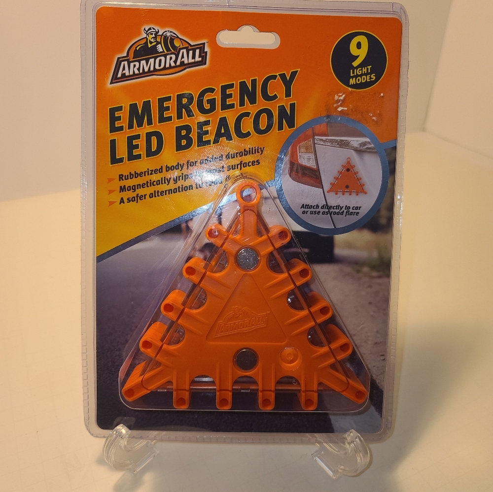 Armor All Emergency LED Beacon, 9 Different Light Modes (I-F3)